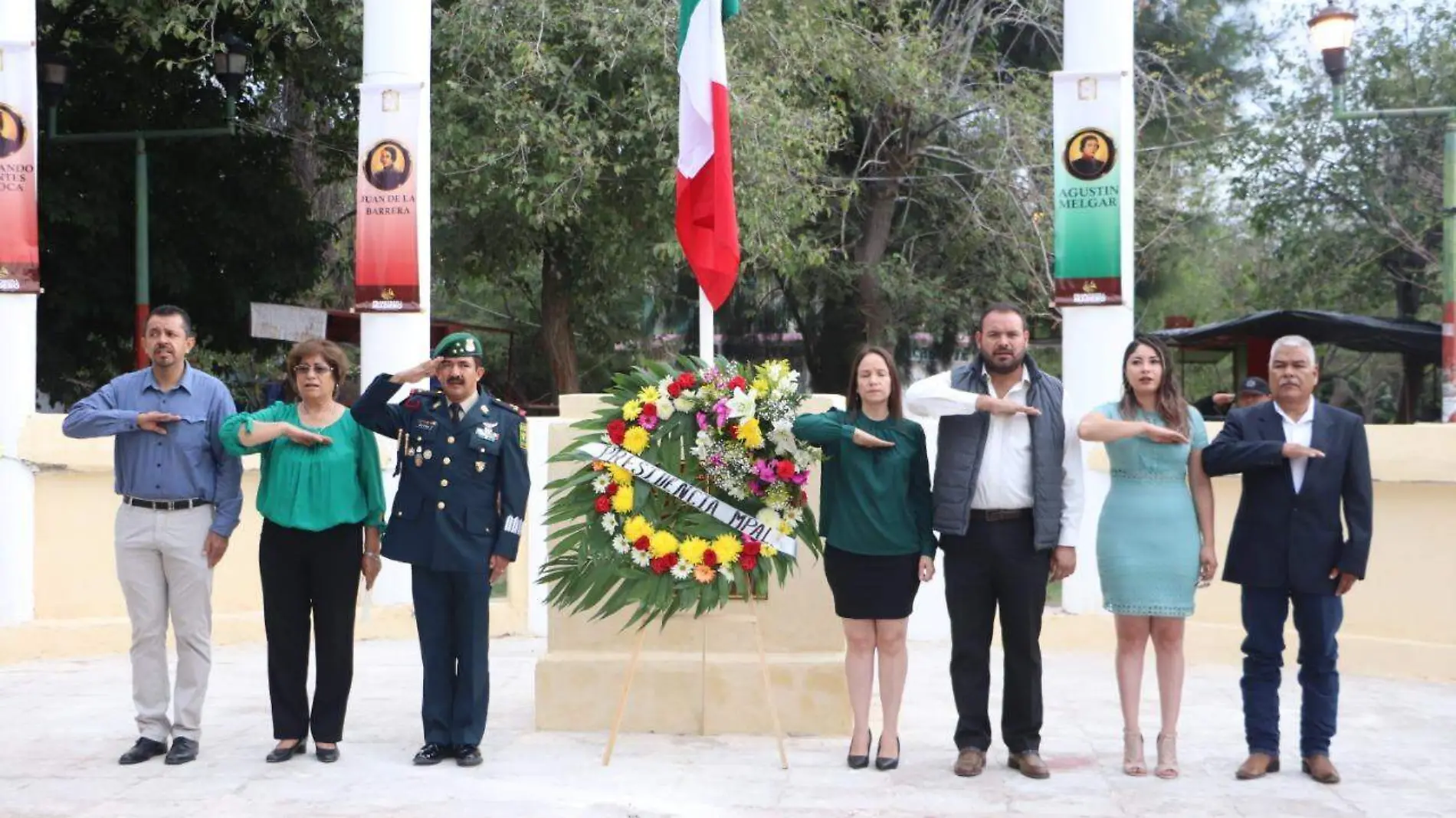 20 COBIAN 5 RECUERDAN EN FIM  A LOS NIÑOS HÉROES DE CHAPULTEPEC